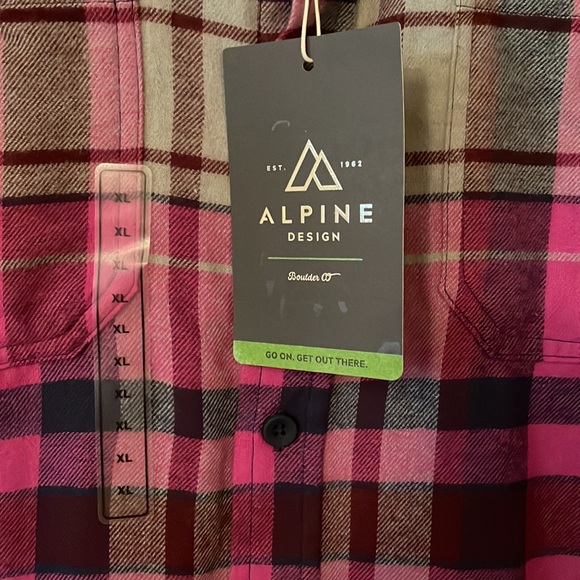 Alpine Design New with tag flannel top - Picture 2 of 4